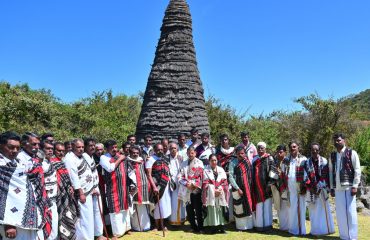 Thiru. R.N. Ravi, Hon’ble Governor of Tamil Nadu and Lady Governor of Tamil Nadu, Tmt. Laxmi Ravi visited the sacred Toda Temple Muthanad Mund in Hullathy Village, Nilgiris and offered prayers for the well being of all at The Nilgiris District - 16.02.2024