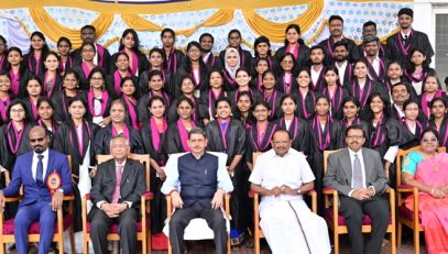 Hon’ble Governor of Tamil Nadu and Chancellor of the Tamil Nadu Dr.Ambedkar Law University, presented the degrees and medals to students at the 13th convocation of the Tamil Nadu Dr.Ambedkar Law University,at the Tamil Nadu Dr.Ambedkar Law University Perungudi Campus, Chennai -24.02.2024