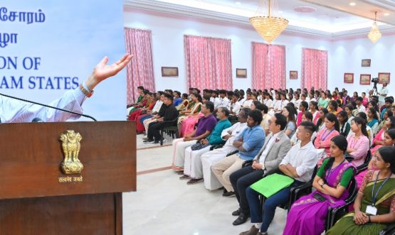 Thiru.R.N.Ravi, Hon'ble Governor of Tamil Nadu, addressed the gathering  at the celebration of Foundation Day of Arunachal Pradesh and Mizoram states, at Raj Bhavan, Chennai - 23.02.2024.