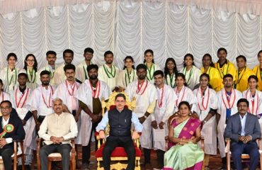 Hon'ble Governor of Tamil Nadu and the Chancellor of Tamil Nadu Agriculture University Thiru. R. N. Ravi conferred degrees on 3720 students at the 43rd convocation at University Convocation Hall, Tamil Nadu Agricultural University, Coimbatore (09.03.2024). Thiru. Manoj Ahuja, IAS, Secretary of the Department of Agriculture and Farmers Welfare, Government of India delivered inspiring and insightful convocation address.