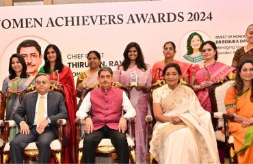 Thiru. R.N. Ravi, Hon’ble Governor of Tamil Nadu, as chief guest participated in the Women Achievers Awards function and felicitated women awardees for their exceptional contributions to entrepreneurship across various domains, at FICCI FLO Chennai’s Women Achievers Awards 2024 ceremony held at Welcome Hotel, Chennai - 16.03.2024.