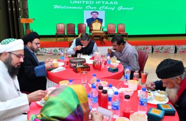 Thiru. R.N. Ravi, Hon'ble Governor of Tamil Nadu participated as Chief Guest at the “UNITED IFTAAR“ function in the month of Ramzan organised by SHIA SUNNI UNITY MOVEMENT INDIA at Chennai - 05.04.2024