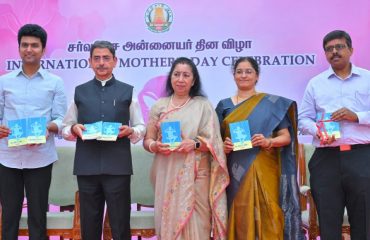 Thiru.R.N.Ravi, Hon'ble Governor of Tamil Nadu and the First Lady of Tamil Nadu Tmt. Laxmi Ravi, presided over the International Mother's Day Celebration and released the book 