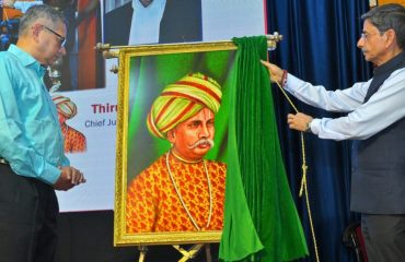 Thiru.R.N.Ravi, Hon'ble Governor of Tamil Nadu, participated as Chief Guest and unveiled the portrait of Great Freedom Fighter “Gazulu Lakshminarasu Chetty” at the book release function of “The First Native Voice of Madras: Gazulu Lakshminarasu Chetty” authored by Thiru. B. Jagannath, Advocate, High Court of Madras at Chennai on 17.06.2024. Hon'ble Chief Justice of Meghalaya High Court, Thiru.Justice B.Jagannath also participated in the function.