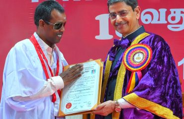 Thiru. R.N. Ravi Hon’ble Governor of Tamil Nadu and Chancellor of the Thiruvalluvar University, awarded 43,735 degrees to the students at the 18th convocation of the Thiruvalluvar University, at Thiruvalluvar University Campus, Vellore on 27.06.2024. Dr. G.A. Ramadass, Director, National Institute of Ocean Technology, Chennai participated as chief guest and other dignitaries were present.