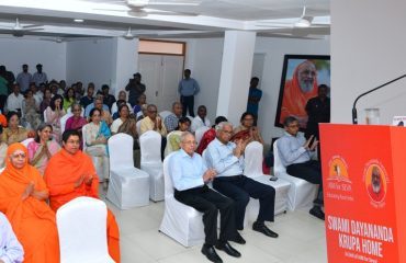Thiru. R.N. Ravi, Hon'ble Governor of Tamil Nadu, inaugurated and visited Residence, Health Station, Activity Centre, Treatment Centre, Training & Resource Centre and addressed the gathering at Swami Dayananda Krupa Home at Sriperumbudur, Kancheepuram on 06.04.2024.