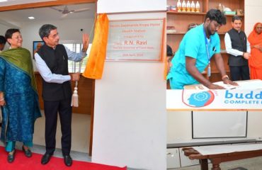 Thiru. R.N. Ravi, Hon'ble Governor of Tamil Nadu, inaugurated and visited Residence, Health Station, Activity Centre, Treatment Centre, Training and Resource Centre at Swami Dayananda Krupa Home at Sriperumbudur, Kancheepuram District on 06.04.2024.