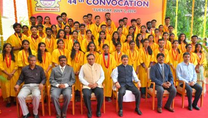 Thiru. R.N. Ravi, Hon’ble Governor of Tamil Nadu and Chancellor of Anna University, awarded 1,14,957 degrees to the students at the 44th convocation of the Anna University, at Vivekananda Auditorium, Anna University, Chennai on 02.07.2024. Prof. T. G. Sitharam, Chairman of AICTE, delivered an inspiring and thought-provoking speech.