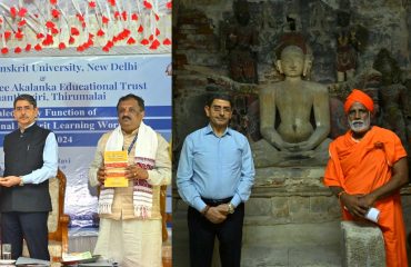 Thiru.R.N.Ravi, Hon’ble Governor of Tamil Nadu, participated as chief guest in valedictory function of 21 days National Prakrit Learning Workshop and visited the heritage Jain temples and caves at Arihanthagiri, Thiruvannamalai district - 10.07.2024.