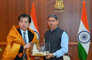 Thiru.Takahashi Muneo, Consul General of Japan in Chennai, called on Thiru.R.N.Ravi, Hon’ble Governor of Tamil Nadu at Raj Bhavan, Chennai - 25.07.2024.