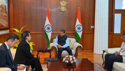 Thiru.Takahashi Muneo, Consul General of Japan in Chennai, called on Thiru.R.N.Ravi, Hon’ble Governor of Tamil Nadu at Raj Bhavan, Chennai - 25.07.2024.