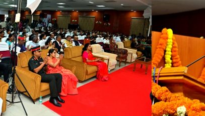 Thiru. R.N. Ravi, Hon’ble Governor of Tamil Nadu, participated as chief guest and addressed the gathering at the Commemoration of ‘Kargil Vijay Diwas’ at The Tamil Nadu Dr. Ambedkar Law University, Perungudi Campus, Chennai - 26.07.2024.