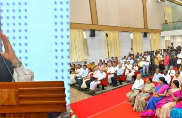 Thiru. R.N. Ravi, Hon'ble Governor of Tamil Nadu participated as chief guest and addressed the gathering at the Kalaithanthai Karumuttu Thiagarajan Chettiar Memorial Trust Founder's Day Celebration and Sivathiru Karumuttu T. Kannan Memorial Thiruvasagam Reciting Competition Awards - 2024 function held at Thiagarajar Arts and Science College, Teppakulam, Madurai - 29.07.2024.