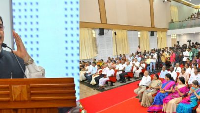 Thiru. R.N. Ravi, Hon'ble Governor of Tamil Nadu participated as chief guest and addressed the gathering at the Kalaithanthai Karumuttu Thiagarajan Chettiar Memorial Trust Founder's Day Celebration and Sivathiru Karumuttu T. Kannan Memorial Thiruvasagam Reciting Competition Awards - 2024 function held at Thiagarajar Arts and Science College, Teppakulam, Madurai - 29.07.2024.