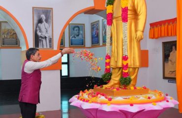 Thiru. R.N. Ravi, Hon'ble Governor of Tamil Nadu paid floral tributes to Swami Vivekananda, at Swami Vivekananda Memorial, Kunthukkal, Rameshwaram on 12.08.2024. This historic site is where Swami Vivekananda first touched Bharat upon his return from the Parliament of the World's Religions in Chicago in 1893.