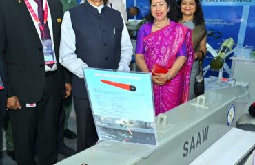 Thiru. R.N. Ravi, Hon'ble Governor of Tamil Nadu and Tmt. Laxmi Ravi, First Lady of Tamil Nadu, visited the International Defence Aviation Exposition (IDAX) 2024 and witnessing the cutting edge of India’s defence innovation at Air Force Station Sulur, Tamil Nadu - 13.08.2024.