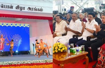 Thiru.R.N.Ravi, Hon’ble Governor of Tamil Nadu, Tmt. Laxmi Ravi, First Lady of Tamil Nadu, Thiru. M.K. Stalin, Hon’ble Chief Minister of Tamil Nadu and other dignitaries witnessed the cultural programmes held at ,“At Home” function Raj Bhavan, Chennai - 15.08.2024.