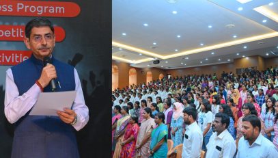 Thiru. R.N. Ravi, Hon'ble Governor of Tamil Nadu administered Pledge on 'Drug Abuse Awareness and Prevention' to the students of Women's Christian College, Chennai at the inaugural session of inter collegiate competitions on 'Drug Abuse Awareness and Prevention' organised at Women's Christian College, Chennai - 30.08.2024.