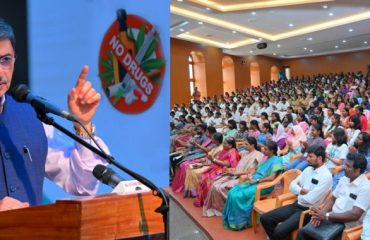 Thiru. R.N. Ravi, Hon'ble Governor of Tamil Nadu participated as Chief Guest and addressed the gathering at the inaugural session of inter collegiate competitions on 'Drug Abuse Awareness and Prevention' organized at Women's Christian College, Chennai - 30.08.2024.