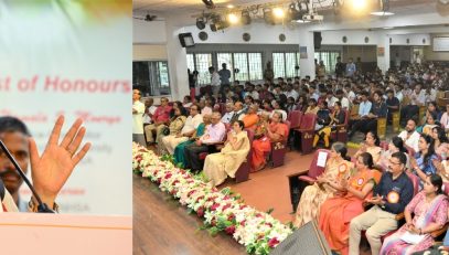 Thiru. R.N. Ravi, Hon'ble Governor of Tamil Nadu, inaugurated the one day National Hindi Seminar and Awards Ceremony and addressed the gathering at D.G. Vaishnav college, Chennai - 03.09.2024.