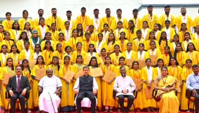 Thiru. R.N.Ravi, Hon’ble Governor of Tamil Nadu and Chancellor of Bharathiar University, presented the medals and degrees to 1,62,618 students at the 39th convocation of the Bharathiar University at Dr. Usha Kirtilal Mehta Convention Centre, Bharathiar University, Coimbatore - 14.10.2024. Dr. Govi. Chezhiaan, Hon'ble Minister for Higher Education, Government of Tamil Nadu, Prof.Dr.B.S. Murty, Director, Indian Institute of Technology, Hyderabad, Telangana and other dignitaries were present.