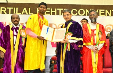Thiru. R.N.Ravi, Hon’ble Governor of Tamil Nadu and Chancellor of Bharathiar University, presented the medals and degrees to 1,62,618 students at the 39th convocation of the Bharathiar University at Dr. Usha Kirtilal Mehta Convention Centre, Bharathiar University, Coimbatore - 14.10.2024. Dr. Govi. Chezhiaan, Hon'ble Minister for Higher Education, Government of Tamil Nadu, Prof.Dr.B.S. Murty, Director, Indian Institute of Technology, Hyderabad, Telangana and other dignitaries were present.