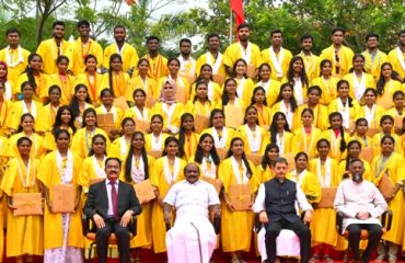 Thiru. R.N.Ravi, Hon’ble Governor of Tamil Nadu and Chancellor of Bharathiar University, presented the medals and degrees to 1,62,618 students at the 39th convocation of the Bharathiar University at Dr. Usha Kirtilal Mehta Convention Centre, Bharathiar University, Coimbatore - 14.10.2024. Dr. Govi. Chezhiaan, Hon'ble Minister for Higher Education, Government of Tamil Nadu, Prof.Dr.B.S. Murty, Director, Indian Institute of Technology, Hyderabad, Telangana and other dignitaries were present.