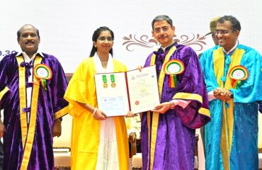 Thiru. R.N.Ravi, Hon’ble Governor of Tamil Nadu and Chancellor of the Periyar University, Salem, presented the medals and degrees to 48,857 students at the 23rd convocation of the Periyar University at Periyar Auditorium, Periyar University, Salem - 16.10.2024. Dr. Govi. Chezhiaan, Hon'ble Minister for Higher Education, Government of Tamil Nadu, Prof. Dr. K.J. Sreeram, Director, CSIR - Central Leather Research Institute, Chennai and other dignitaries were present.