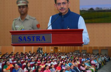 Thiru. R.N. Ravi, Hon'ble Governor of Tamil Nadu, participated as chief guest and addressed the gathering at the 'Launch of Sastra Vision 2035 and Dedication of Anusandhan Kendra III & IV' at SASTRA Deemed University, Thanjavur - 19.10.2024