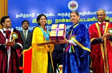 At the 24th Annual Convocation of Tamil Nadu Veterinary and Animal Sciences University held at Anna Auditorium, Madras Veterinary College, Vepery, Chennai - 20.11.2024, Hon'ble Governor-Chancellor Thiru R. N. Ravi conferred degrees upon 588 students, celebrating their academic achievements. In his thought-provoking speech, Dr. V. Ram Prasath Manohar, IAS, Chairman of the Bangalore Water Supply and Sewerage Board and a proud alumnus of TANUVAS, shared his inspiring insights and experiences.