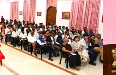 Thiru. R.N. Ravi, Hon'ble Governor of Tamil Nadu, participated as chief guest and addressed the gathering at the 69th Memorial Day (Mahaparinirvan Diwas) of Dr. B.R. Ambedkar at Raj Bhavan, Chennai - 06.12.2024.