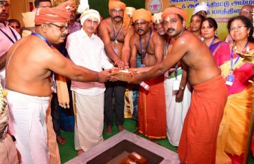 Thiru. R.N. Ravi, Hon'ble Governor of Tamil Nadu, layed foundation of “Ayya Vazhi Research Centre” at Thamaraikulam Pathi, Guru Parambarai Trust Premises, South Thamaraikulam, Swamithoppu, Kanniyakumari District - 12.12.2024.