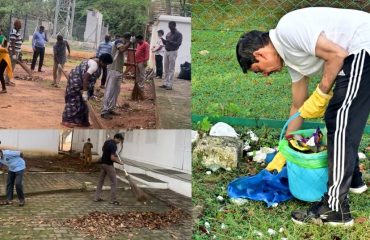 Thiru. R.N. Ravi, Hon'ble Governor of Tamil Nadu, inaugurated the 'Mass Cleaning -Shramdaan' programme at Raj Bhavan, Chennai - 28.12.2024. Alongside the Raj Bhavan family, he participated in the mass cleaning initiative of the Raj Bhavan campus. This dedicated routine activity is an integral part of the people-driven Swachhta Abhiyan, furthering the Nation’s commitment to cleanliness.