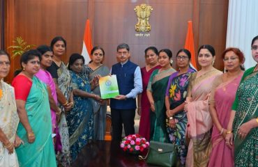 Former Governor Dr. Tamilisai Soundararajan, BJP National Executive Member Tmt. Khushboo Sundar along with other senior party members met Thiru.R.N.Ravi, Hon'ble Governor of Tamil Nadu, raising serious issues about women’s safety and the state government’s inaction, at Raj Bhavan, Chennai - 04.01.2025.