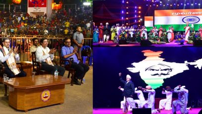 Thiru. R. N. Ravi, Hon’ble Governor of Tamil Nadu, inaugurated Saarang – 2025, the Cultural Festival of IIT Madras, and witnessed the mesmerising patriotic dance drama performance at IIT Madras, Chennai on 09.01.2025. Padma Vibhushan Ilayaraja, Member of Parliament, Prof.D.Kamakoti, Director, IIT Madras and other dignitaries were present.