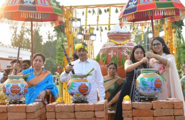 Thiru. R. N. Ravi, Hon’ble Governor of Tamil Nadu and First Lady of Tamil Nadu, celebrated Pongal Peruvizha - 2025 Festival along with people from various walks of life and Raj Bhavan Family at Raj Bhavan, Chennai - 09.01.2025