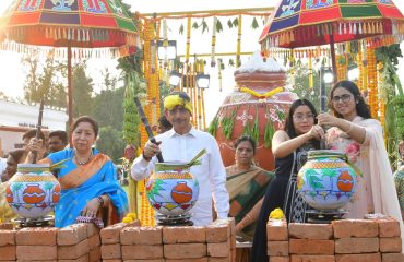 Thiru. R. N. Ravi, Hon’ble Governor of Tamil Nadu and First Lady of Tamil Nadu, celebrated Pongal Peruvizha - 2025 Festival along with people from various walks of life and Raj Bhavan Family at Raj Bhavan, Chennai - 09.01.2025