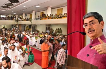 Thiru. R.N.Ravi, Hon'ble Governor of Tamil Nadu, participated as chief guest and addressed the gathering at the 202nd birth anniversary of Thiruvarutprakasa Vallalar and 5th anniversary of Vallalarin Vivegam Foundation celebrations at K.A.P. Kalyana Mandapam, Hosur, Krishnagiri district - 13.01.2025.