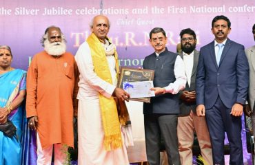 Thiru. R.N.Ravi, Hon'ble Governor of Tamil Nadu, participated as chief guest and presented Eminent Scientist awards at the inaugural function of the Silver Jubilee Celebrations of PSN College of Engineering and Technology and The First National Conference on Indian Knowledge System, at PSN College of Engineering and Technology, Tirunelveli district - 28.01.2025.