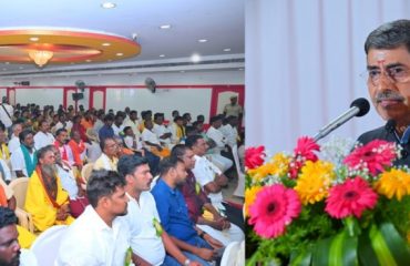 Thiru. R.N.Ravi, Hon'ble Governor of Tamil Nadu participated as chief guest and addressed the gathering at 135th birth anniversary of Dhavathiru Sri La Sri A.S.Swamy Sahajanandhar Adigalar at Ponmani Arangam, Annamalai Nagar, Chidhambaram - 27.01.2025.