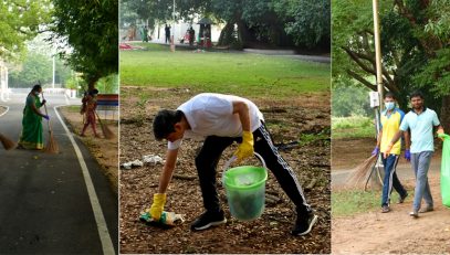 Thiru.R.N.Ravi, Hon’ble Governor of Tamil Nadu, along with the Raj Bhavan family, participated in the regular 'Mass Cleaning - Shramdaan' activity at Raj Bhavan, Chennai - 30.01.2025. This activity affirms Raj Bhavan’s steadfast commitment to the people-driven Swachhta Abhiyan, inspired by Mahatma Gandhi’s vision of a clean and hygienic Bharat.