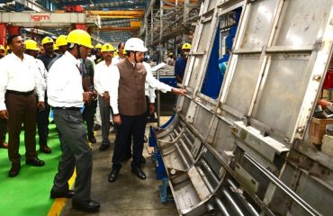 Thiru R.N. Ravi, Hon'ble Governor of Tamil Nadu, visited the Integral Coach Factory (ICF), Chennai on 19.02.2025, commending the management and dedicated workforce, especially the local Tamil Nadu women, for their exceptional role in crafting world-class Vande Bharat coaches—an enduring testament to India's railway excellence, technological prowess, and self-reliant infrastructure. Thiru. U.Subba Rao, General Manager, ICF and other officials were present.