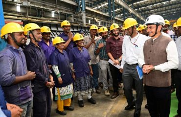 Thiru R.N. Ravi, Hon'ble Governor of Tamil Nadu, visited the Integral Coach Factory (ICF), Chennai on 19.02.2025, commending the management and dedicated workforce, especially the local Tamil Nadu women, for their exceptional role in crafting world-class Vande Bharat coaches—an enduring testament to India's railway excellence, technological prowess, and self-reliant infrastructure. Thiru. U.Subba Rao, General Manager, ICF and other officials were present.