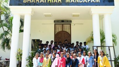 Students and faculty of Annai Theresa Arts and Science College, Mangalam, Chengalpattu district had an insightful and enriching tour of Raj Bhavan under the Raj Bhavan Tour programme - 19.03.2025.