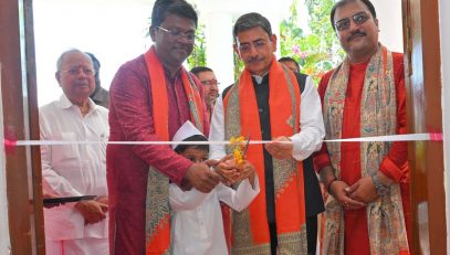 Thiru.R.N.Ravi, Hon'ble Governor of Tamil Nadu inaugurated and visited the exhibition stalls organized by Bihar Chaupal as part of Bihar State Foundation day celebrations at Bharathiar Mandapam, Raj Bhavan, Chennai - 22.03.2025.