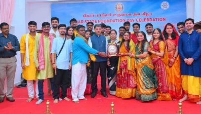 Thiru. R.N. Ravi, Hon'ble Governor of Tamil Nadu felicitated the eminent personalities from Bihar State and cultural artistes who performed enthralling cultural performances during the Bihar State Foundation Day Celebration organised at Raj Bhavan, Chennai - 22.03.2025