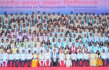 Thiru. R.N.Ravi, Hon’ble Governor of Tamil Nadu participated as chief guest and delivered the convocation address and presented the medals and degrees to 457 students at 13th annual convocation of Indian Institute of Management (IIM) Tiruchirappalli at IIM Tiruchirappalli Campus, Tiruchirappalli District on 29.03.2025. Thiru.Jalaj Dani, Chairman, Board of Governors, IIM - Tiruchirappalli, Dr.Pawan Kumar Singh, Director, IIM-Tiruchirappalli and other dignitaries were present.
