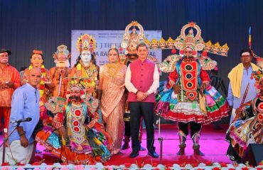 Thiru.R.N.Ravi, Hon'ble Governor of Tamil Nadu, participated as chief guest and witnessed the Therukoothu cultural performance on Kamba Ramayana at the Inauguration of Kamba Ramayana Festival at Kambar Marriage Hall, Therazendur, Mayiladuthurai District - 30.03.2025