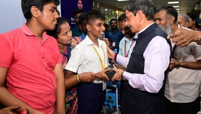 Thiru. R.N.Ravi, Hon'ble Governor of Tamil Nadu, Inaugurated the World Autism Awareness Day on the theme of ‘Advancing Neurodiversity and the Unsustainable Development Goals (SDGS) at National Institute for Empowerment of Persons with Multiple Disabilities (NIEPMD), Muttukadu, Chennai - 02.04.2025. He visited various departments and activities of NIEPMD and interacted with the students and teachers.