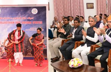 Thiru. R.N. Ravi, Hon'ble Governor of Tamil Nadu witnessed the fantastic cultural performances organised by Rajasthan and Odisha association on the occasion of the Rajasthan and Odisha State foundation day celebration held at Raj Bhavan, Chennai - 02.04.2025.